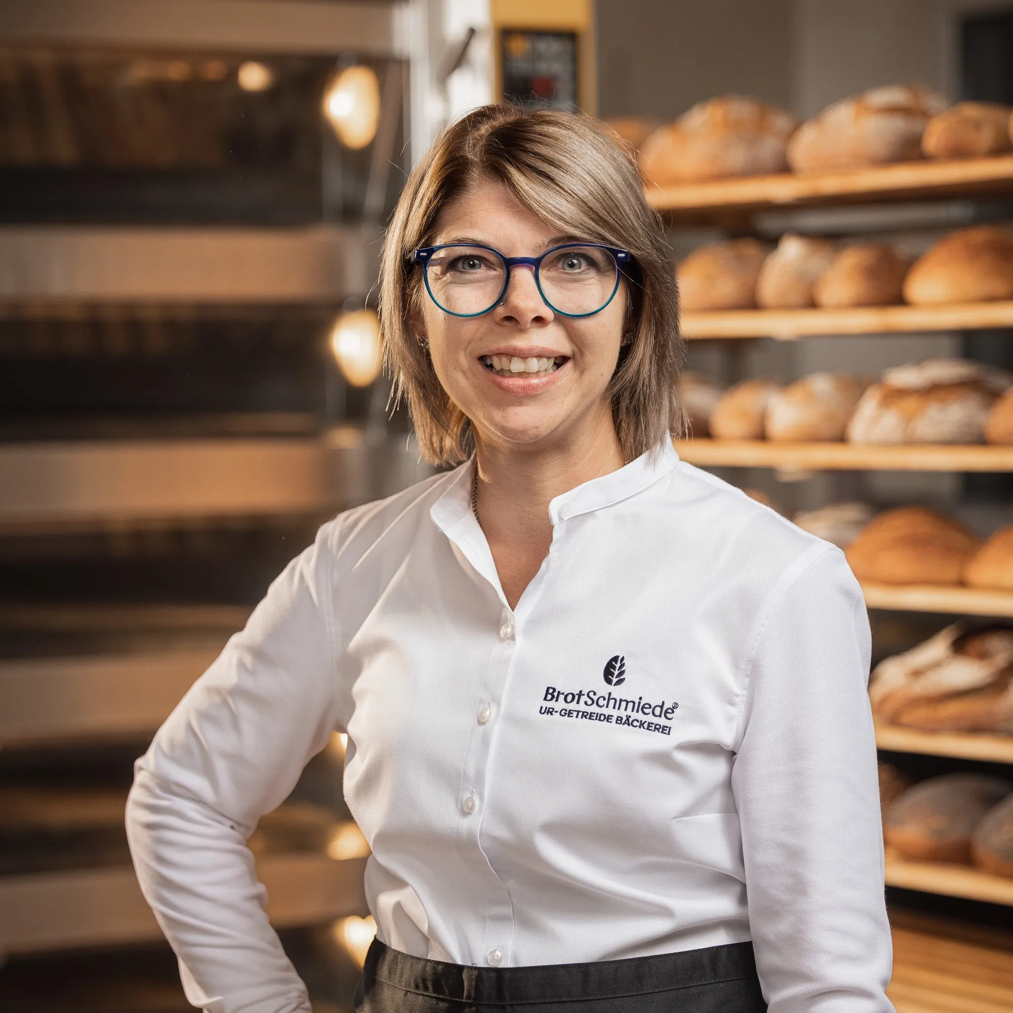 Portrait eines Mitarbeiters der Brotschmiede