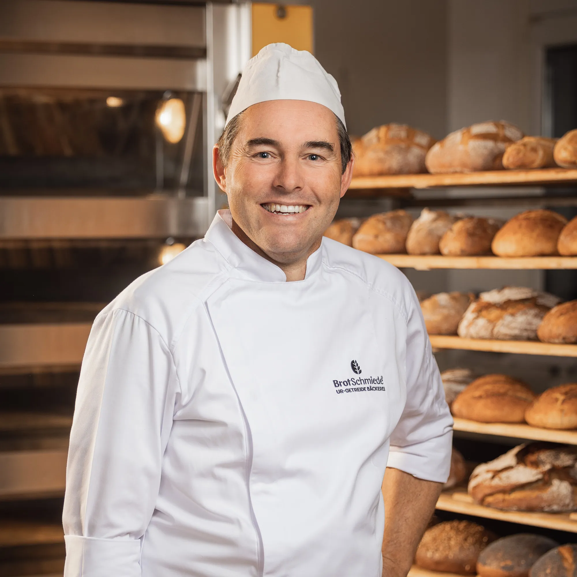 Portrait einer Mitarbeiterin der Brotschmiede